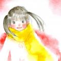 お気に入りの黄色いマフラー